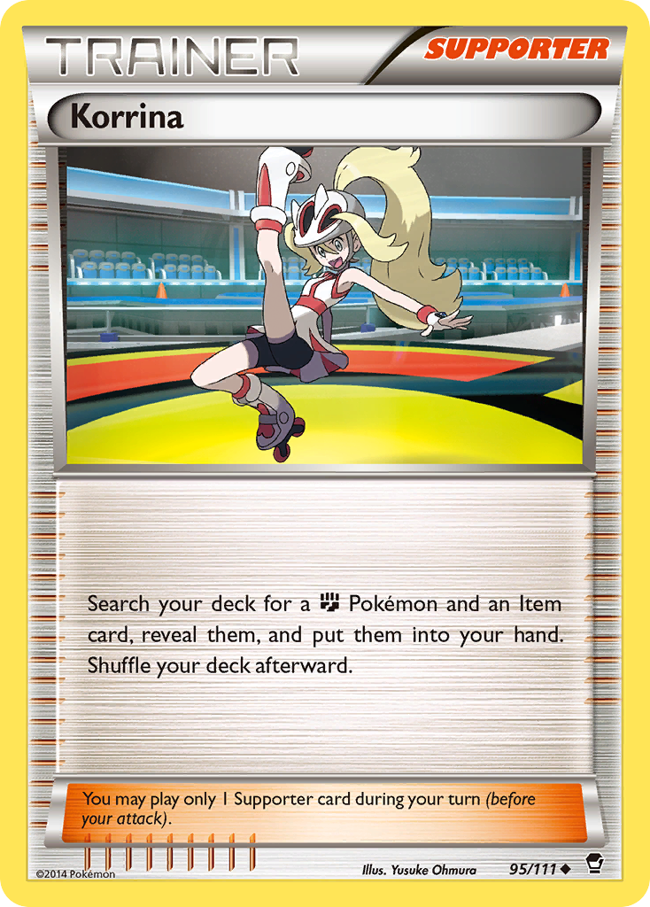 Korrina (95/111) [XY: Furious Fists] | Exor Games Truro