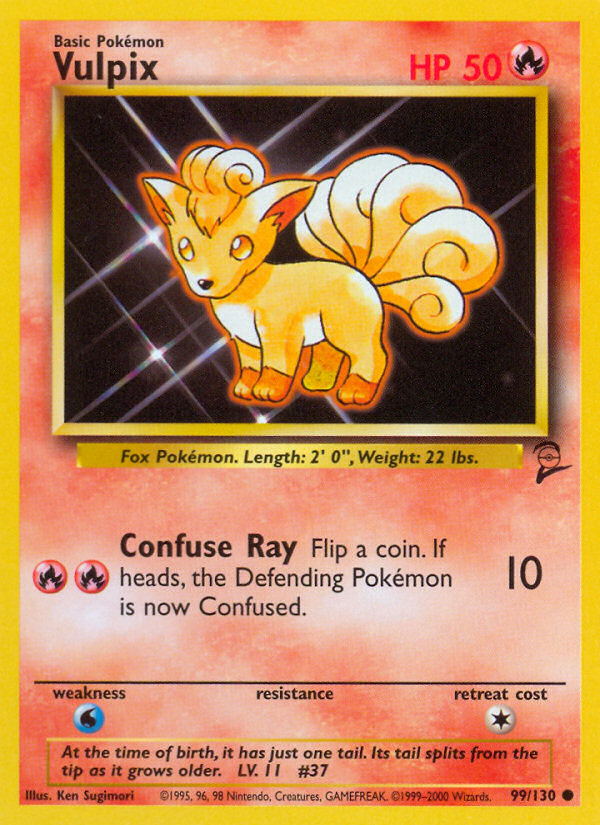Vulpix (99/130) [Base Set 2] | Exor Games Truro