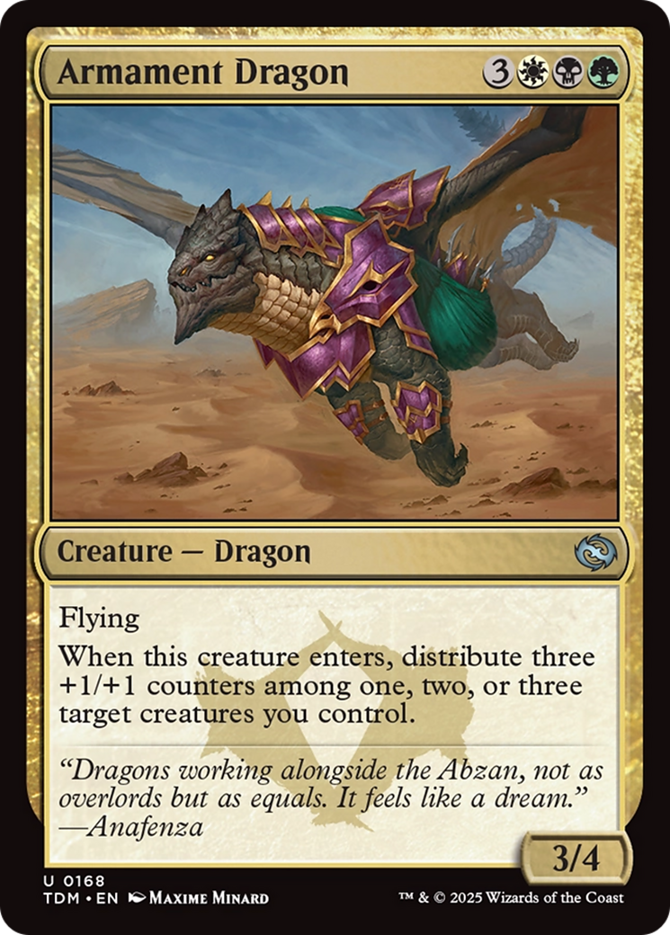 Armament Dragon [Tarkir: Dragonstorm] | Exor Games Truro