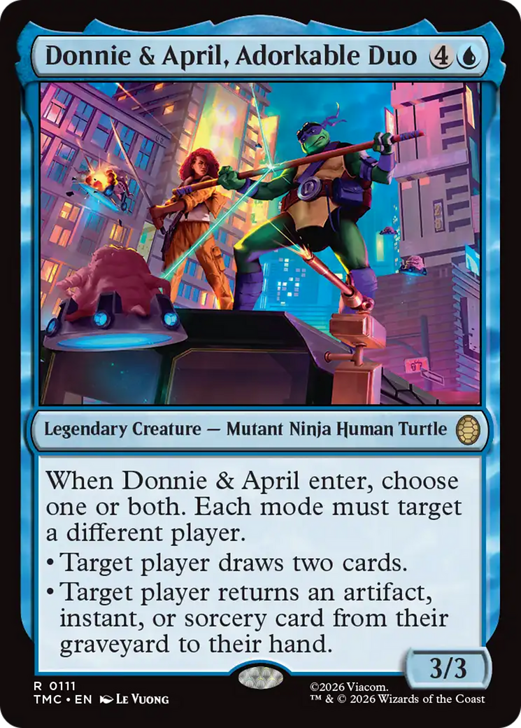 Donnie & April, Adorkable Duo [Teenage Mutant Ninja Turtles Commander] | Exor Games Truro