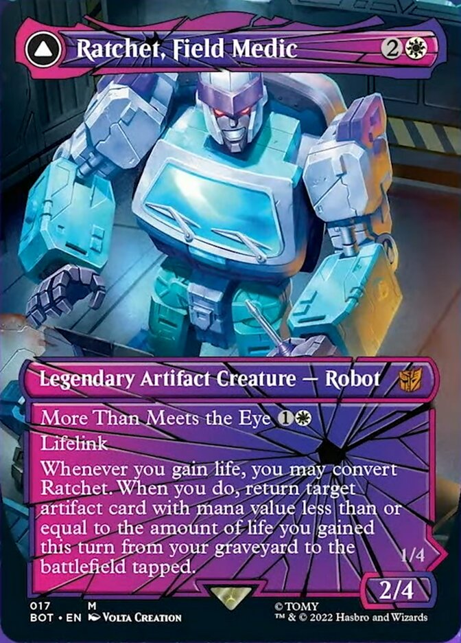 Ratchet, Field Medic // Ratchet, Rescue Racer (Shattered Glass) [Transformers] | Exor Games Truro