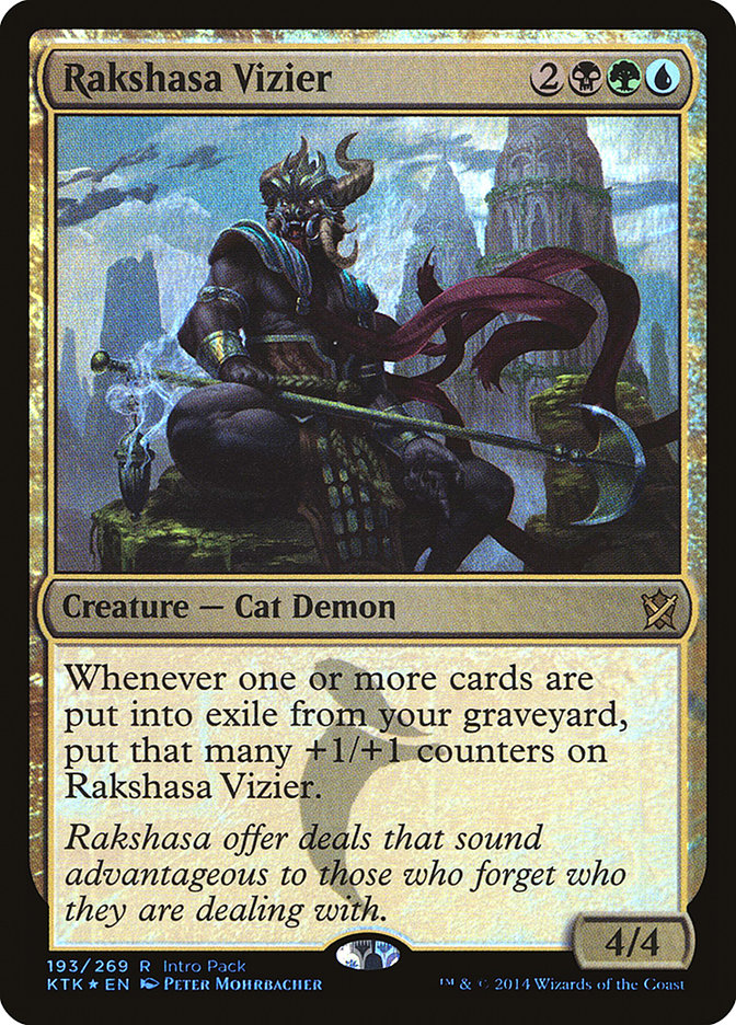 Rakshasa Vizier (Intro Pack) [Khans of Tarkir Promos] | Exor Games Truro