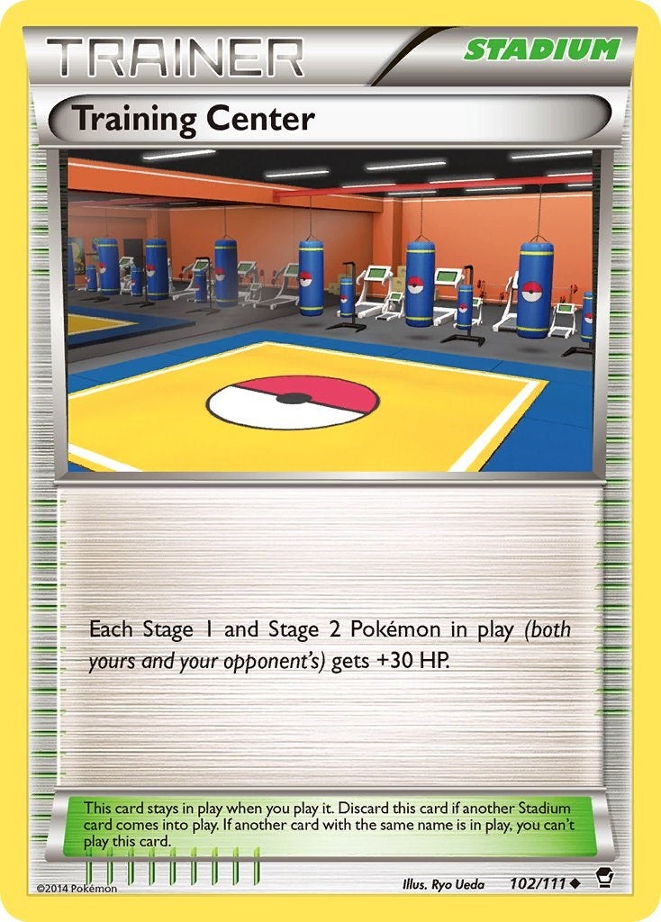 Training Center (102/111) [XY: Furious Fists] | Exor Games Truro