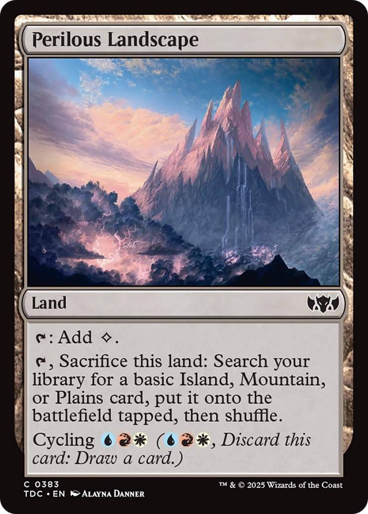 Perilous Landscape [Tarkir: Dragonstorm Commander] | Exor Games Truro