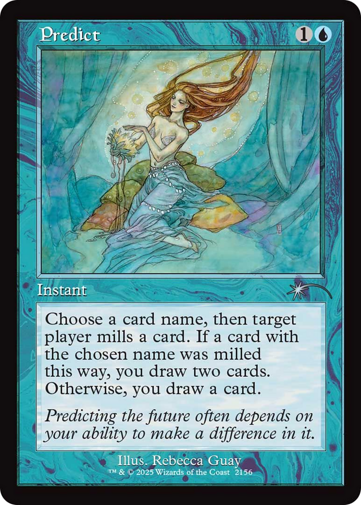 Predict (Retro Frame) [Secret Lair Drop Series] | Exor Games Truro