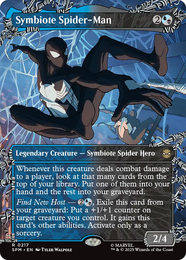 Symbiote Spider-Man (Borderless) [Marvel's Spider-Man] | Exor Games Truro