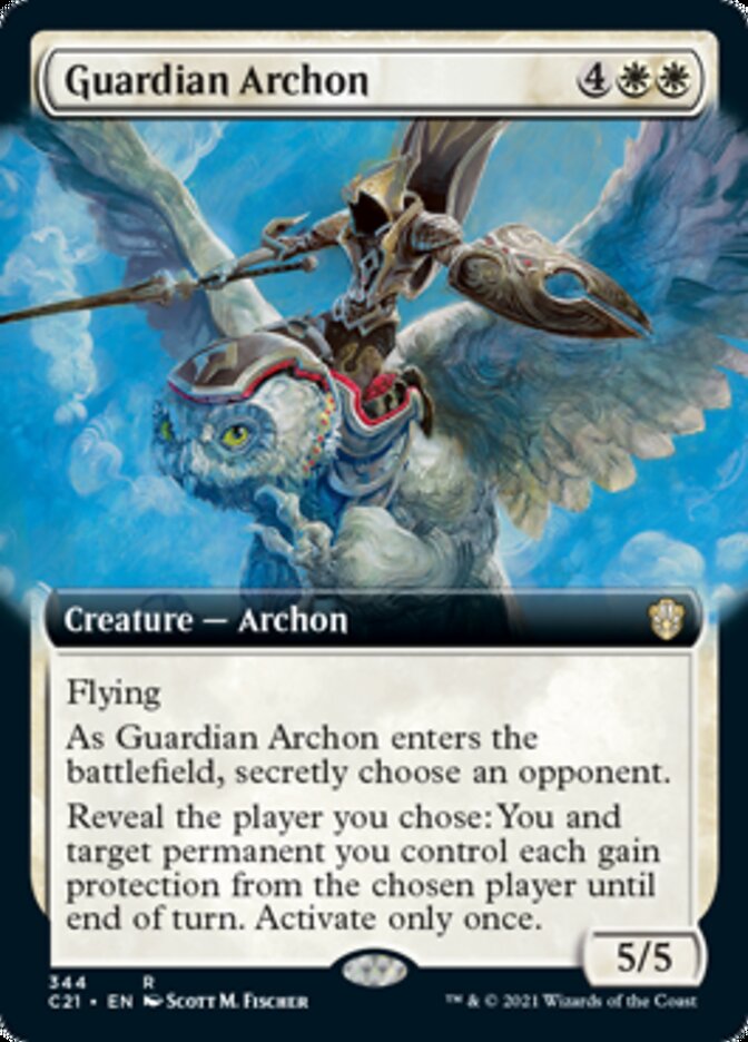 Guardian Archon (Extended Art) [Commander 2021] | Exor Games Truro