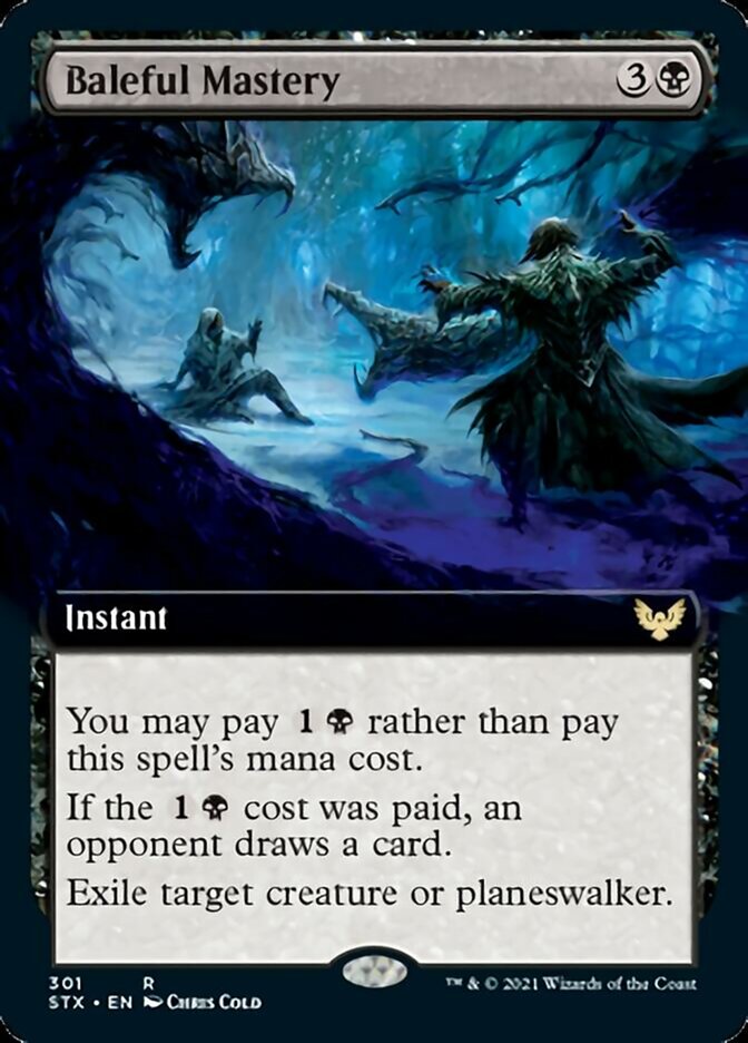 Baleful Mastery (Extended Art) [Strixhaven: School of Mages] | Exor Games Truro