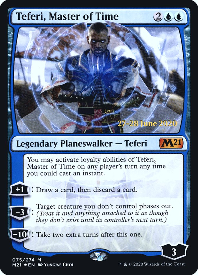 Teferi, Master of Time (75) [Core Set 2021 Prerelease Promos] | Exor Games Truro