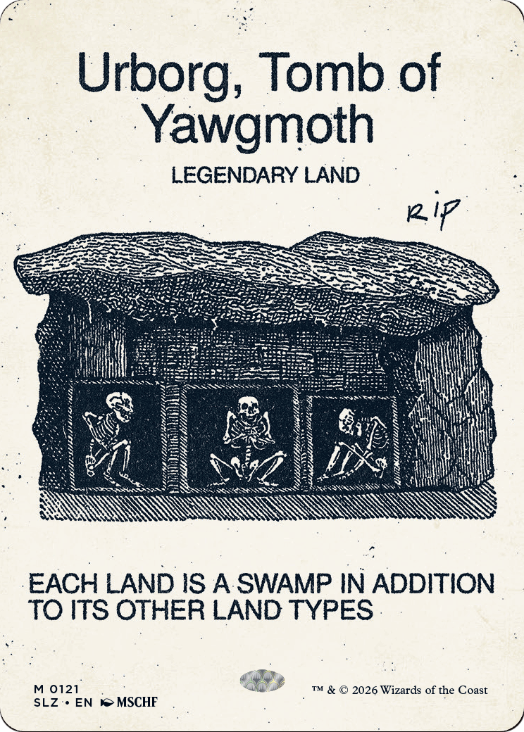 Urborg, Tomb of Yawgmoth (0121) [Secret Lair x MSCHF: The Zeta Set] | Exor Games Truro