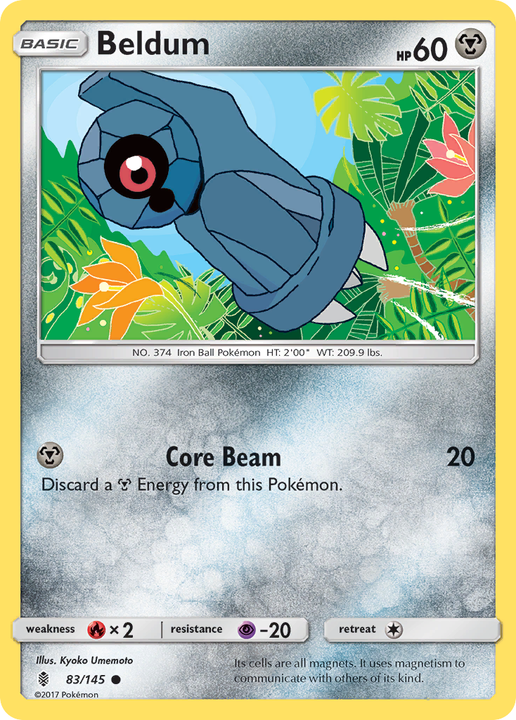 Beldum (83/145) [Sun & Moon: Guardians Rising] | Exor Games Truro