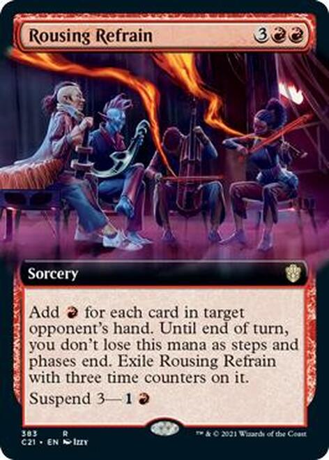 Rousing Refrain (Extended Art) [Commander 2021] | Exor Games Truro