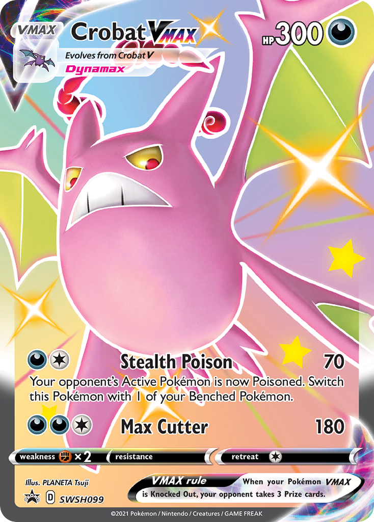 Crobat VMAX (SWSH099) [Sword & Shield: Black Star Promos] | Exor Games Truro