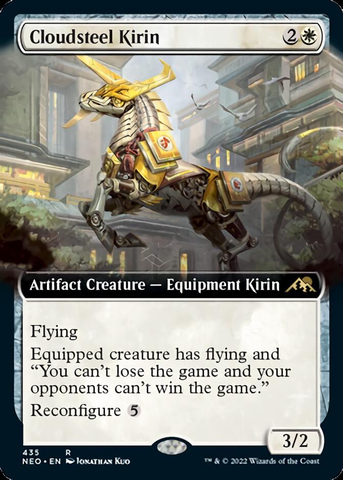 Cloudsteel Kirin (Extended Art) [Kamigawa: Neon Dynasty] | Exor Games Truro