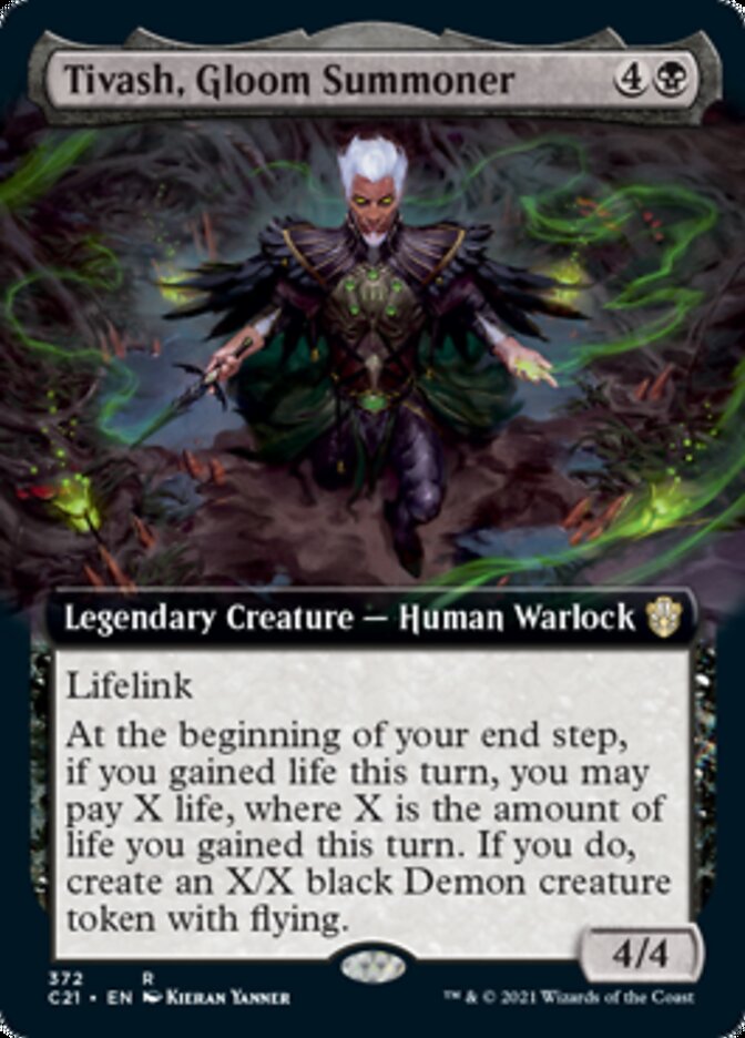 Tivash, Gloom Summoner (Extended Art) [Commander 2021] | Exor Games Truro