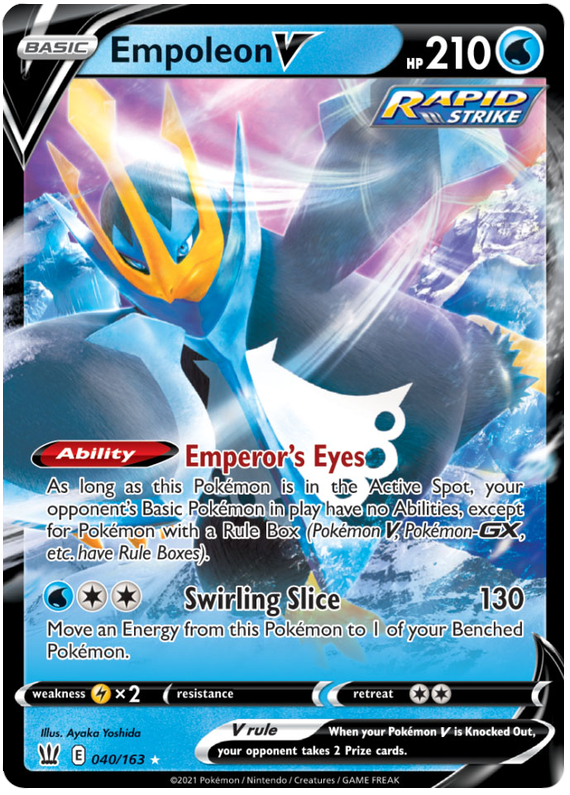 Empoleon V (040/163) [Sword & Shield: Battle Styles] | Exor Games Truro