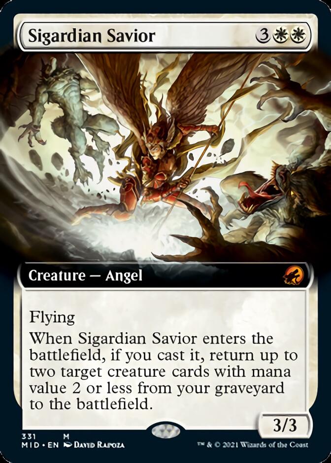 Sigardian Savior (Extended Art) [Innistrad: Midnight Hunt] | Exor Games Truro