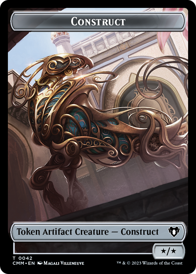 Construct Token (42) [Commander Masters Tokens] | Exor Games Truro