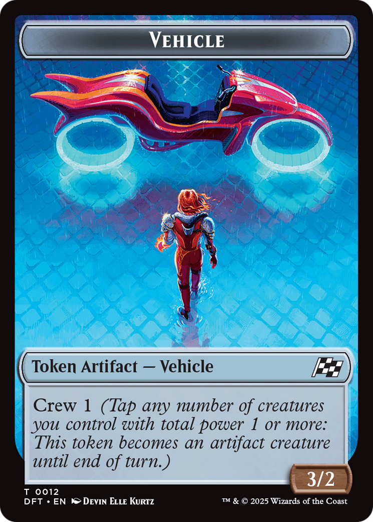 Vehicle // Pilot Double-Sided Token [Aetherdrift Tokens] | Exor Games Truro