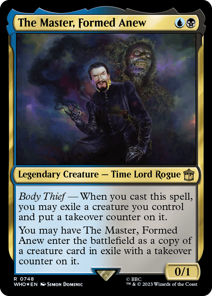 The Master, Formed Anew (Surge Foil) [Doctor Who] | Exor Games Truro