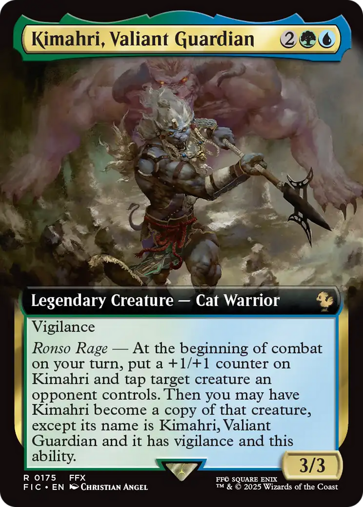 Kimahri, Valiant Guardian (Extended Art) [FINAL FANTASY Commander] | Exor Games Truro
