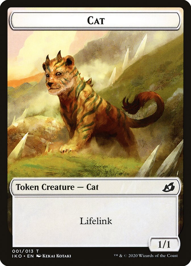 Cat Token [Ikoria: Lair of Behemoths Tokens] | Exor Games Truro