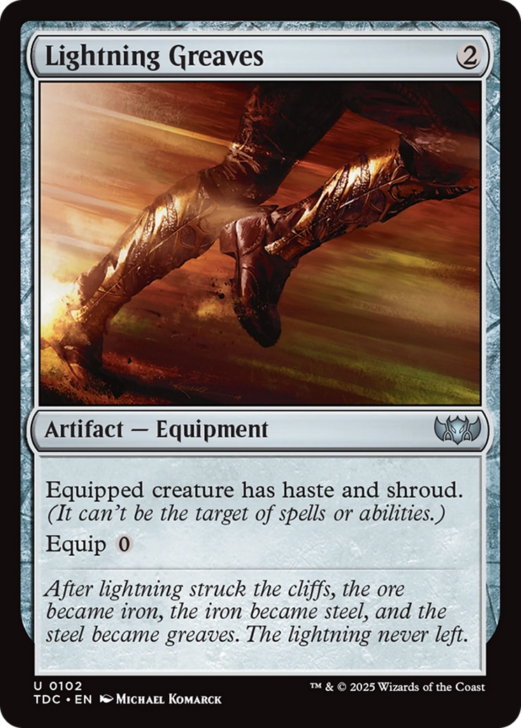 Lightning Greaves [Tarkir: Dragonstorm Commander] | Exor Games Truro