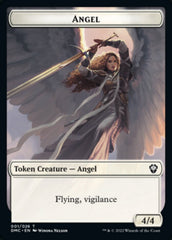 Kavu // Angel Double-Sided Token [Dominaria United Commander Tokens] | Exor Games Truro