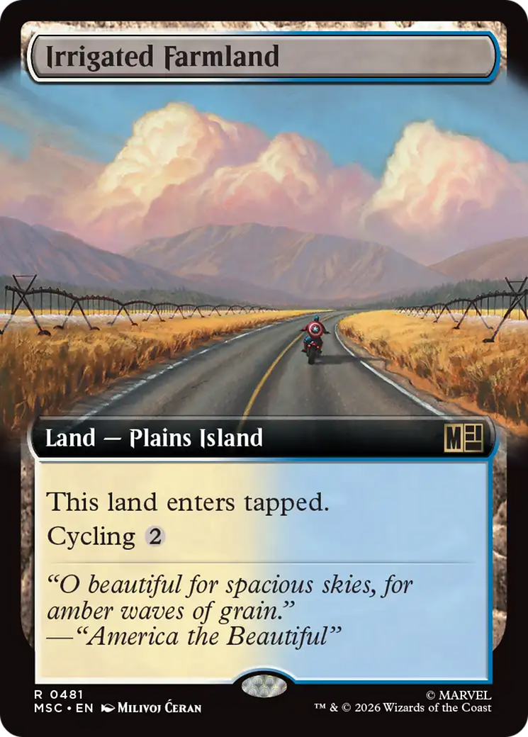 Irrigated Farmland (Extended Art) [Marvel Super Heroes Commander] | Exor Games Truro