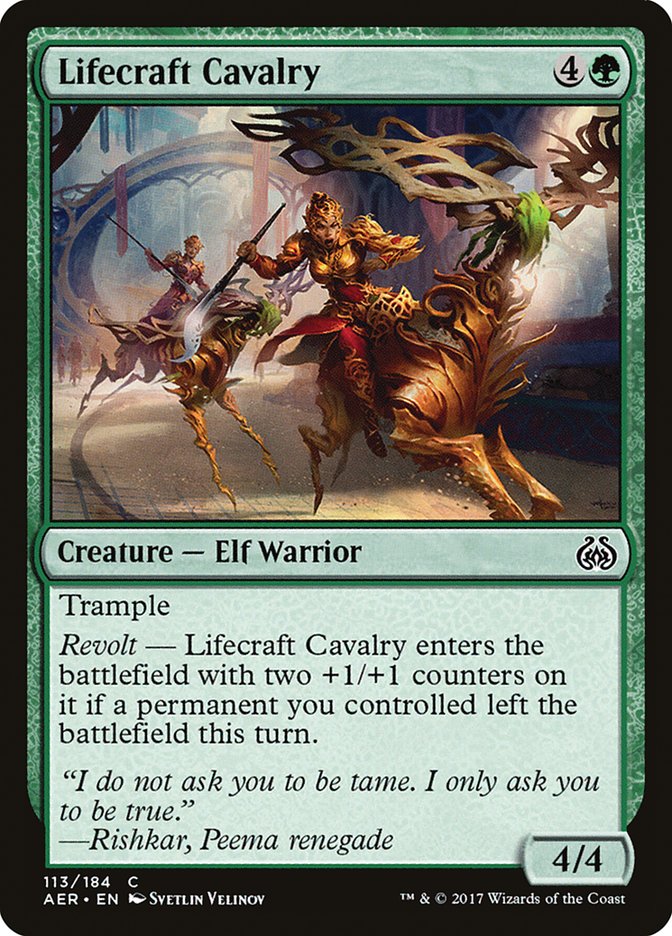 Lifecraft Cavalry [Aether Revolt] | Exor Games Truro