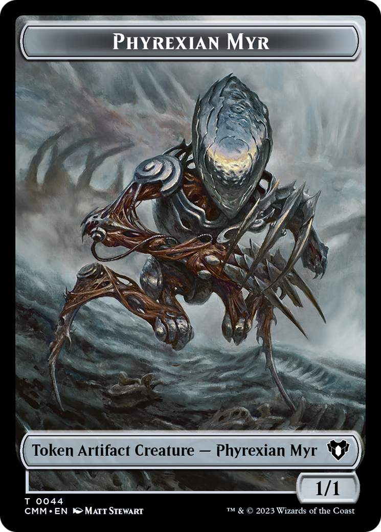 Phyrexian Myr Token [Commander Masters Tokens] | Exor Games Truro