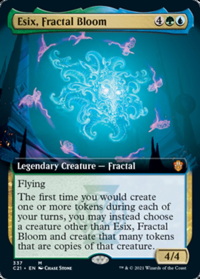 Esix, Fractal Bloom (Extended Art) [Commander 2021] | Exor Games Truro