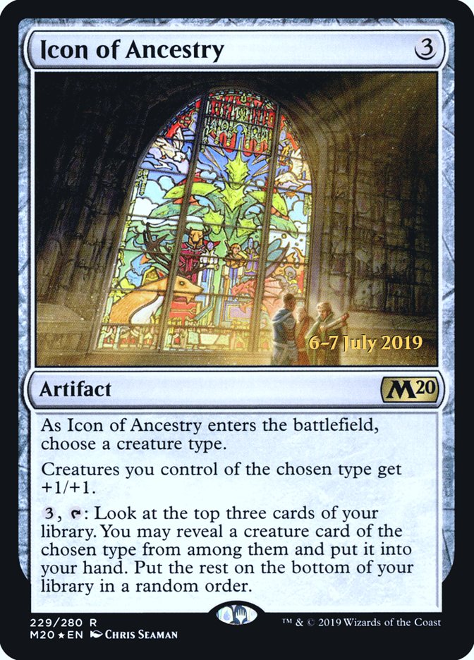 Icon of Ancestry [Core Set 2020 Prerelease Promos] | Exor Games Truro