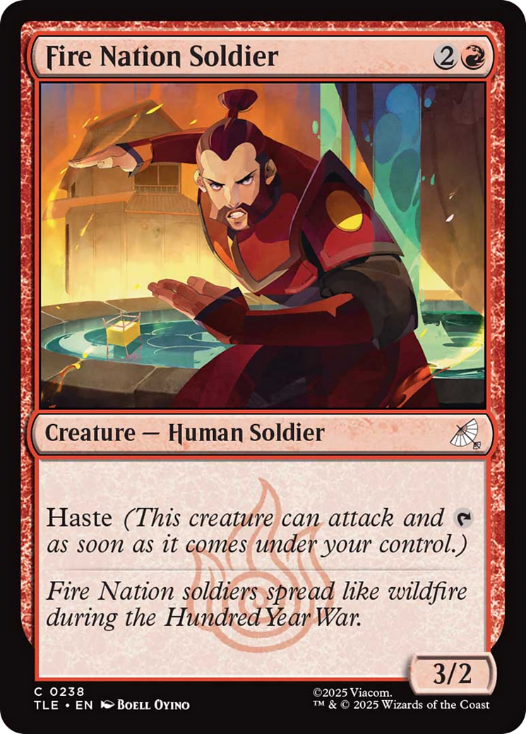 Fire Nation Soldier [Avatar: The Last Airbender: Eternal-Legal] | Exor Games Truro
