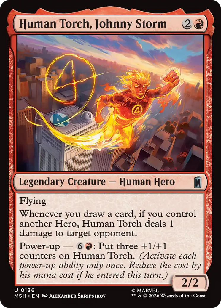 Human Torch, Johnny Storm [Marvel Super Heroes] | Exor Games Truro