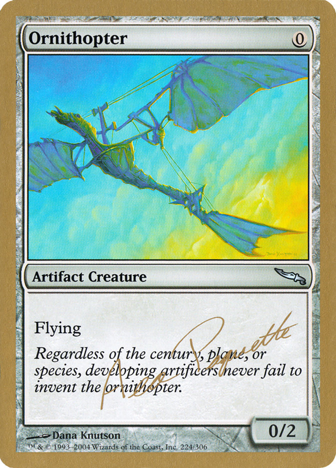 Ornithopter (Aeo Paquette) [World Championship Decks 2004] | Exor Games Truro