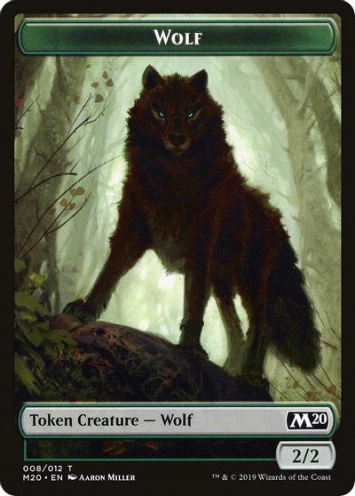 Wolf Double-Sided Token [Challenger Decks 2020 Tokens] | Exor Games Truro