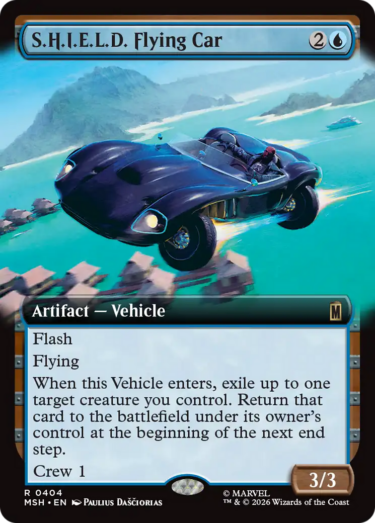 S.H.I.E.L.D. Flying Car (Extended Art) [Marvel Super Heroes] | Exor Games Truro
