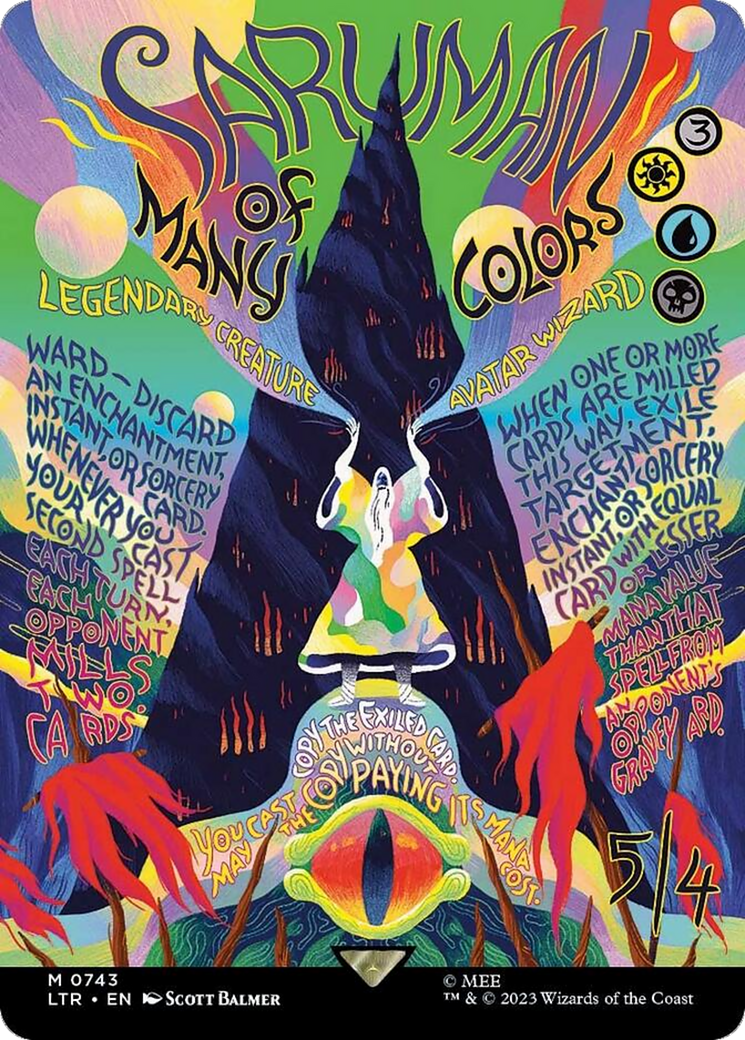 Saruman of Many Colors (Borderless Poster) [The Lord of the Rings: Tales of Middle-Earth] | Exor Games Truro