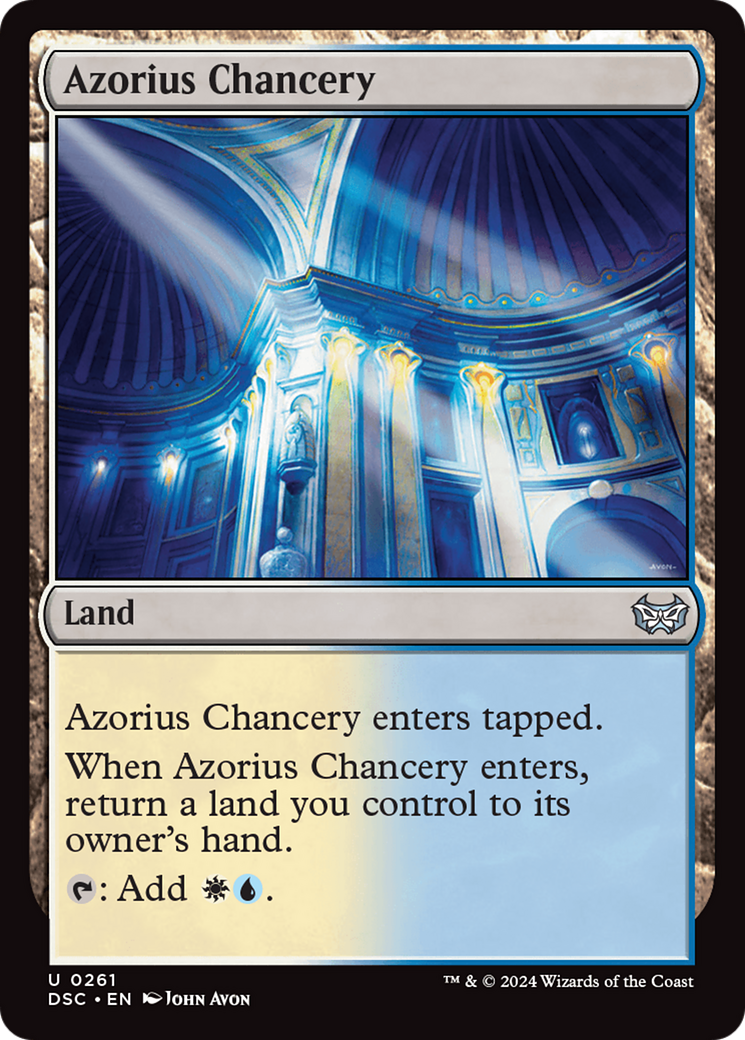 Azorius Chancery [Duskmourn: House of Horror Commander] | Exor Games Truro