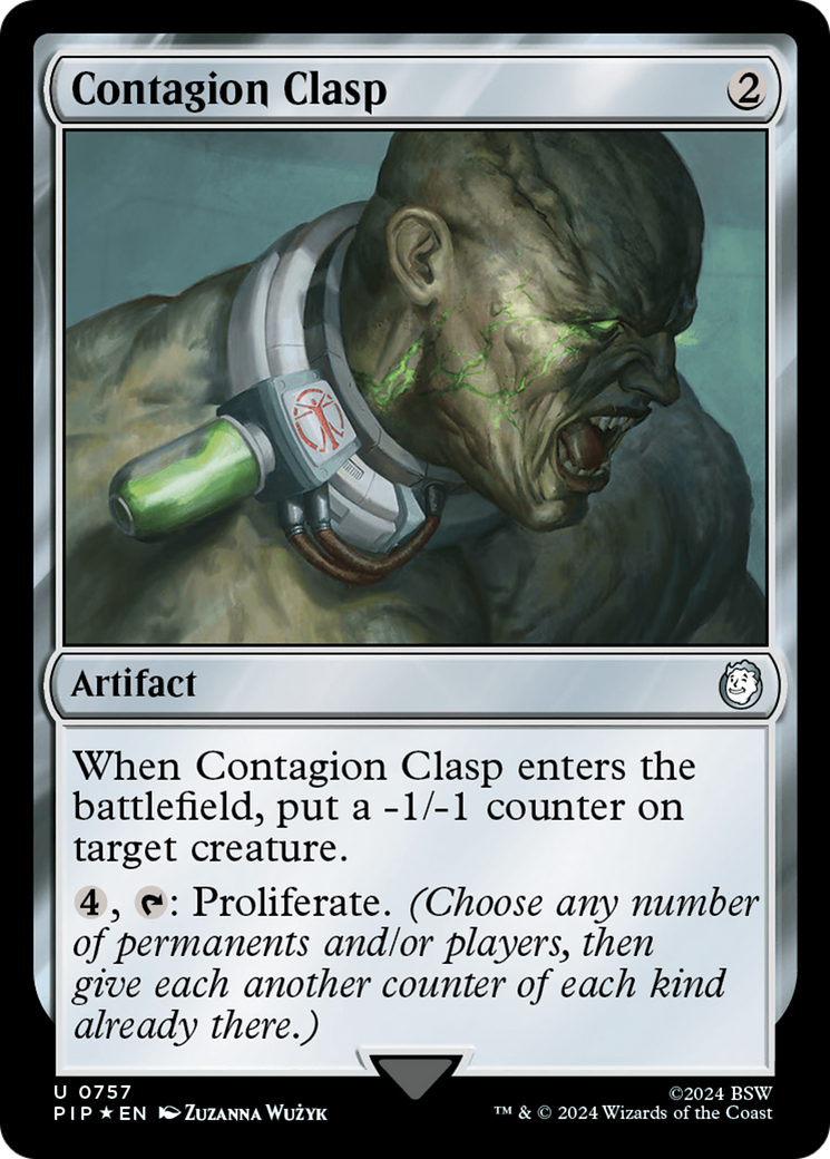 Contagion Clasp (Surge Foil) [Fallout] | Exor Games Truro