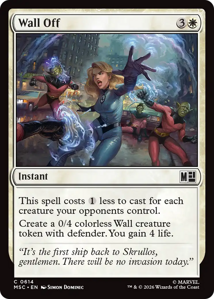 Wall Off [Marvel Super Heroes Commander] | Exor Games Truro