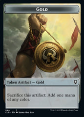 Gold // Dragon Double-Sided Token [Commander Legends: Battle for Baldur's Gate Tokens] | Exor Games Truro