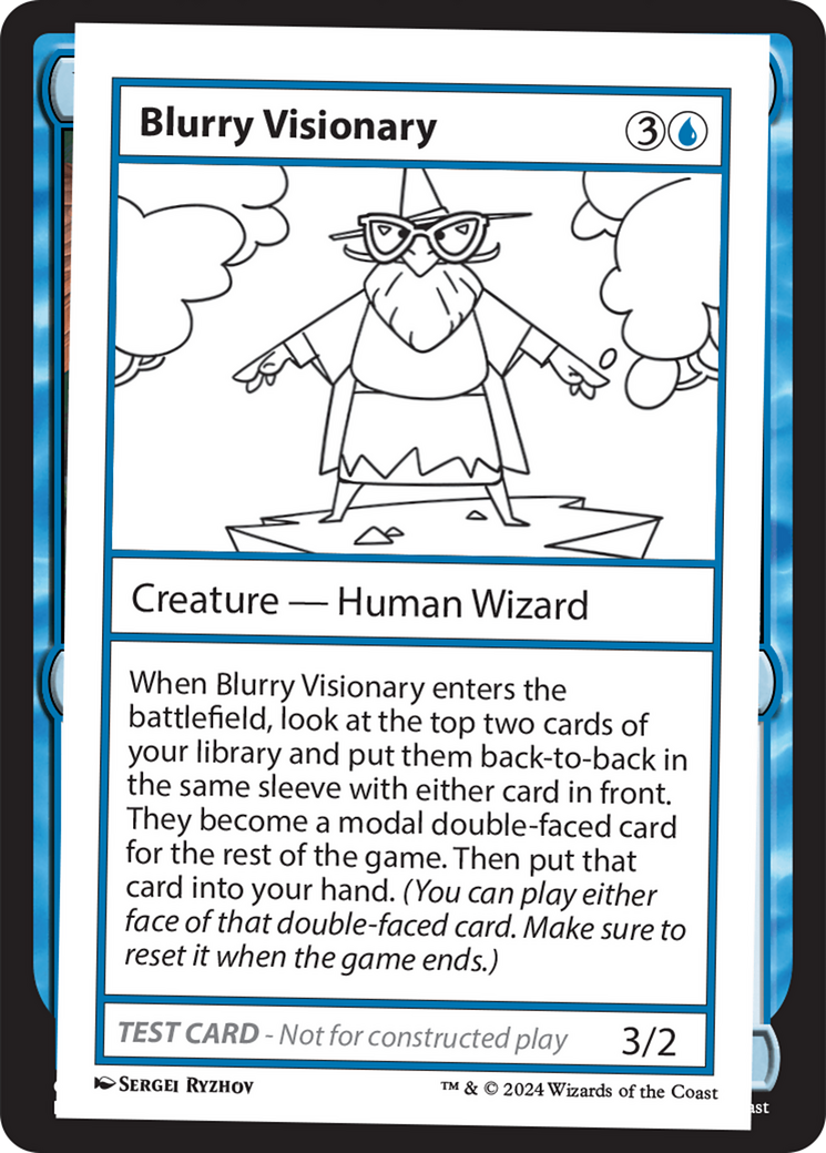 Blurry Visionary [Mystery Booster 2 Playtest Cards] | Exor Games Truro