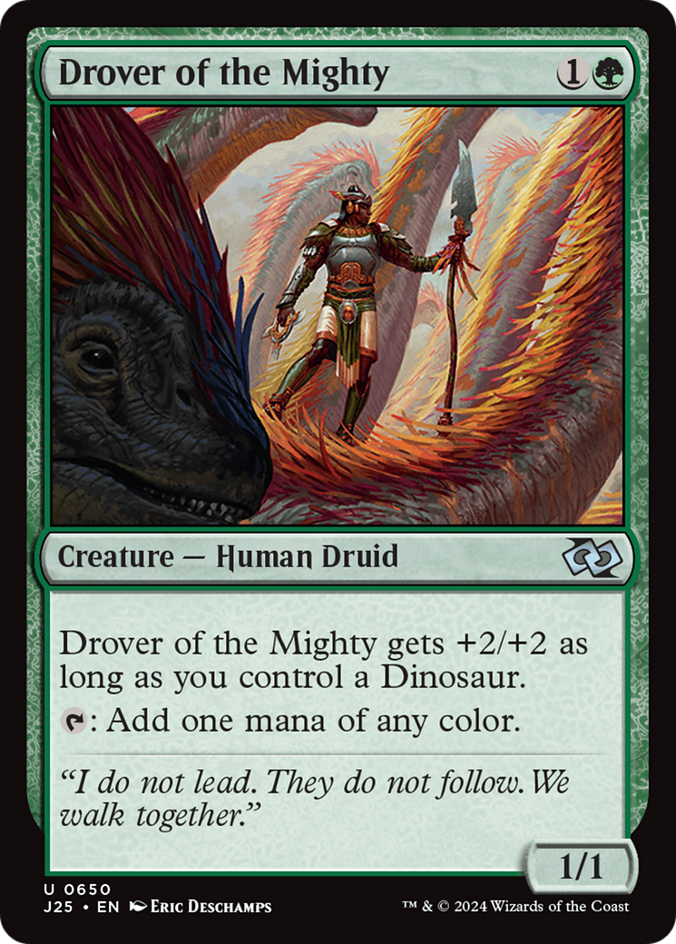 Drover of the Mighty [Foundations Jumpstart] | Exor Games Truro