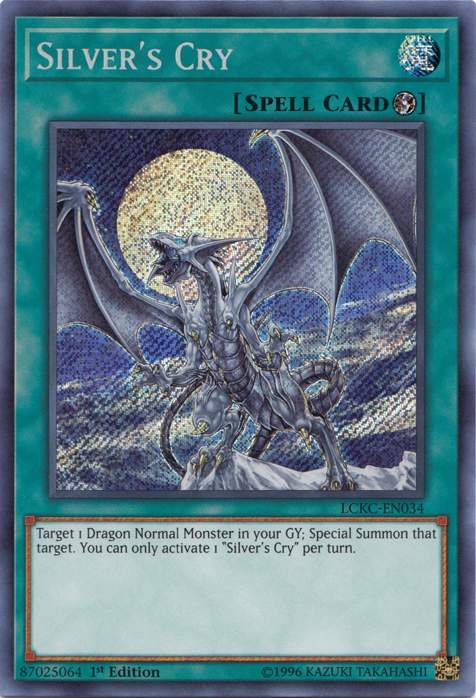 Silver's Cry [LCKC-EN034] Secret Rare | Exor Games Truro