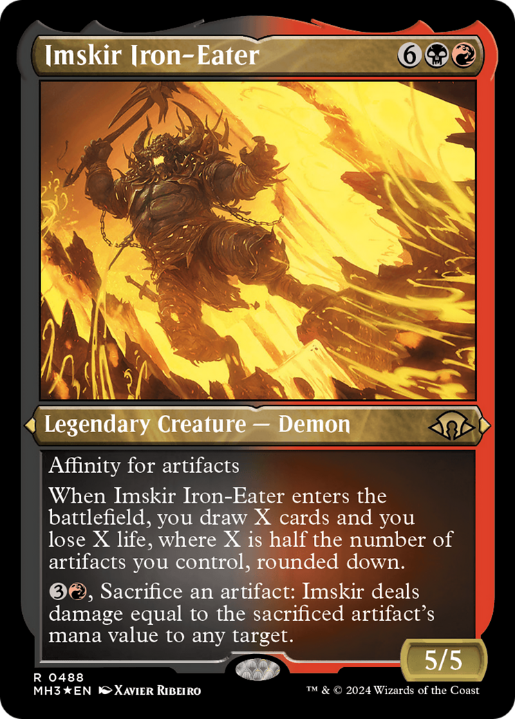Imskir Iron-Eater (Foil Etched) [Modern Horizons 3] | Exor Games Truro