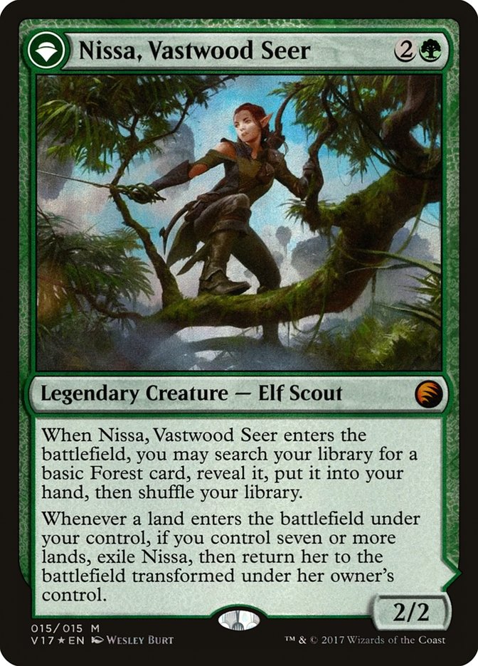 Nissa, Vastwood Seer // Nissa, Sage Animist [From the Vault: Transform] | Exor Games Truro