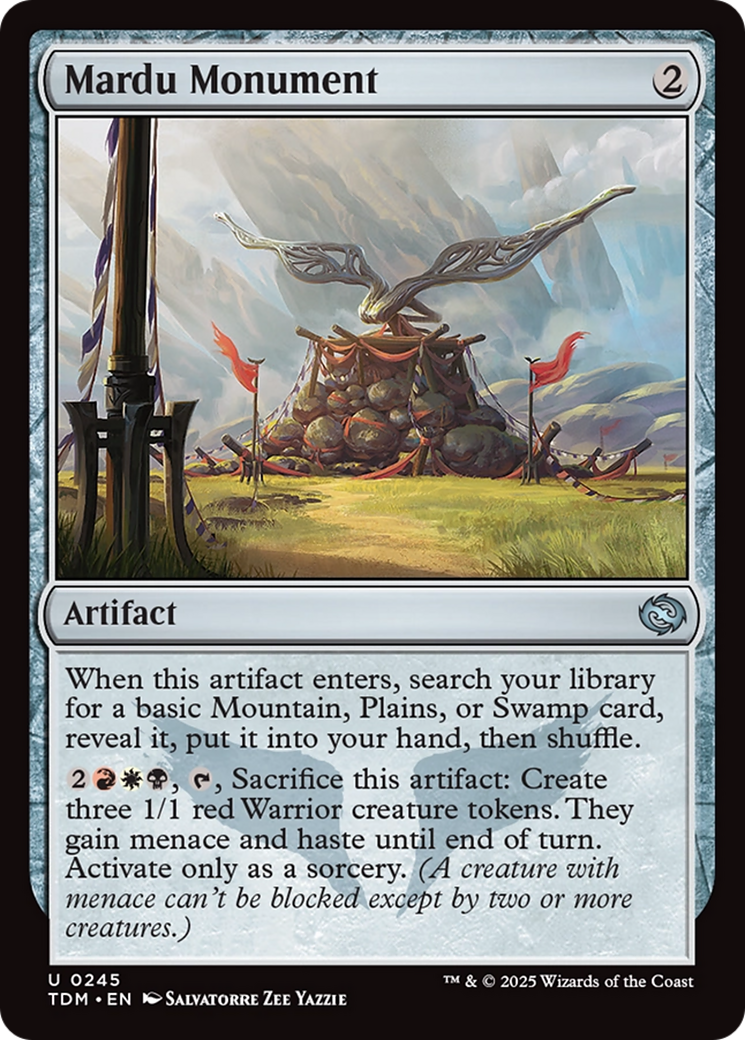 Mardu Monument [Tarkir: Dragonstorm] | Exor Games Truro