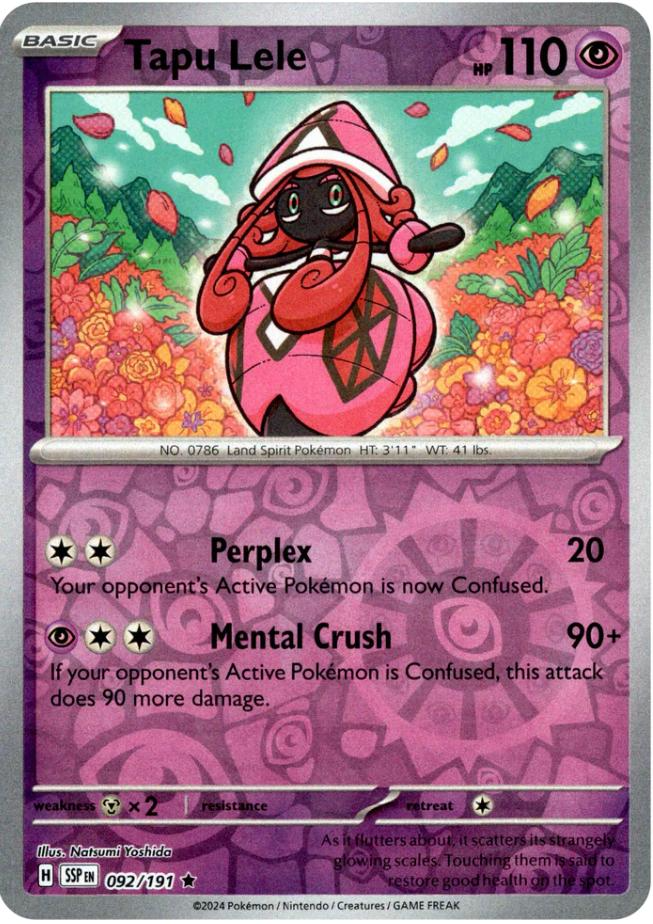 Tapu Lele (092/191) [Scarlet & Violet: Surging Sparks] | Exor Games Truro